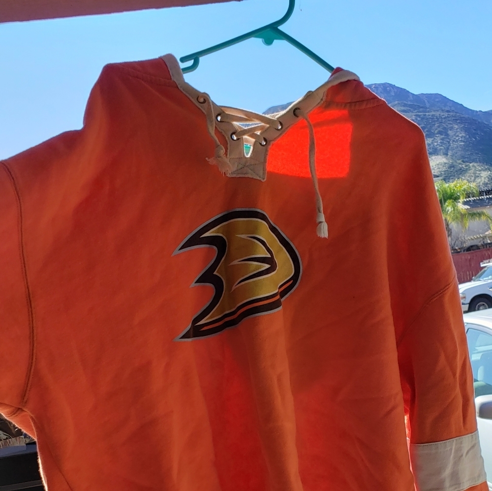 Orange Anehiem Ducks hoodie